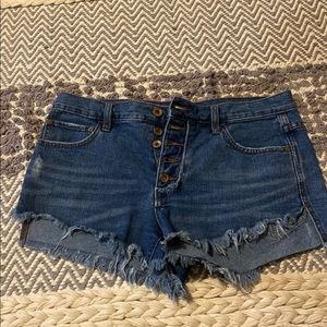 Free people jean shorts